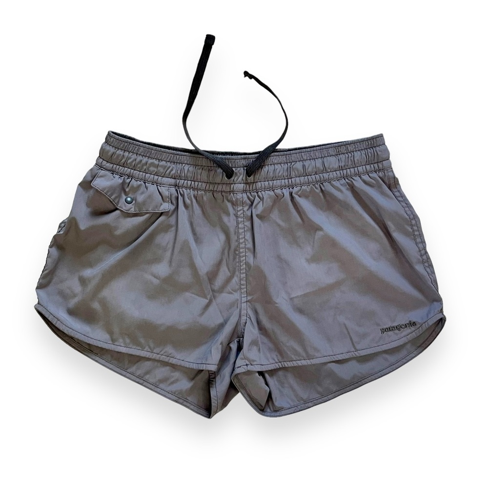 PATAGONIA Light & Variable BOARD Shorts BAGGIES Feather GRAY Vintage Look Size 4